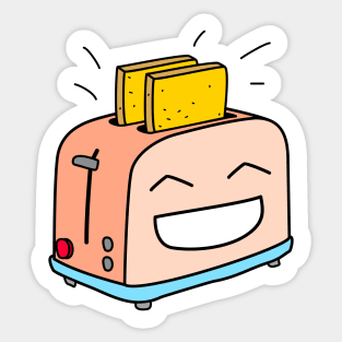 Funny Breakfast toaster Sticker